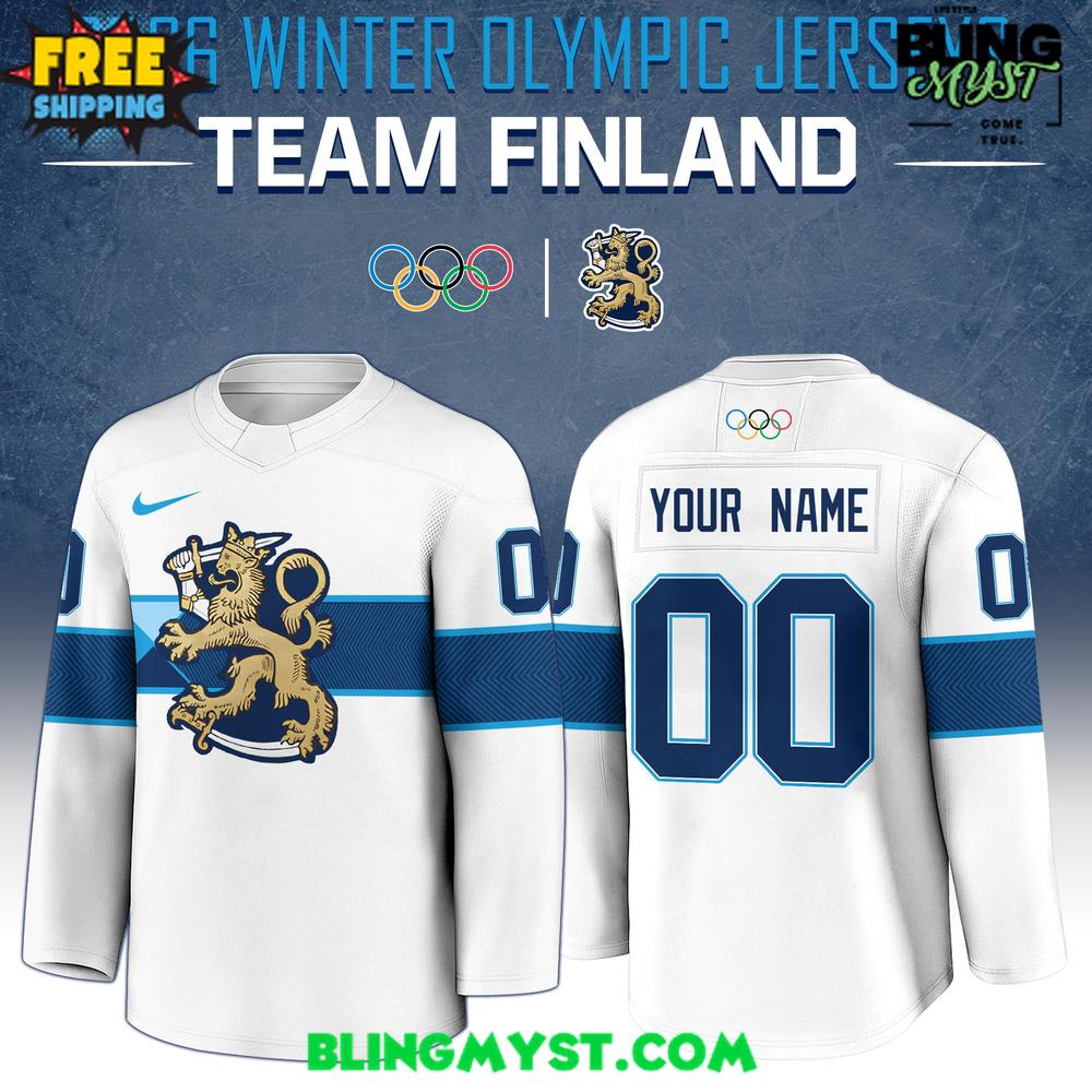 Finland 2026 Winter Olympics Limited Edition Hockey Jersey