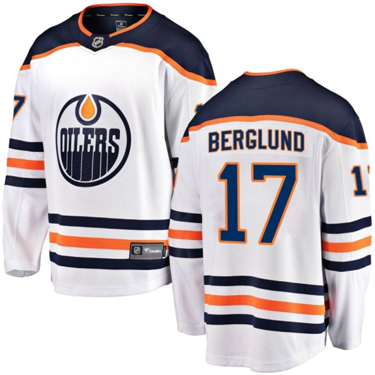 Carl Berglund Edmonton Oilers 17 Jersey