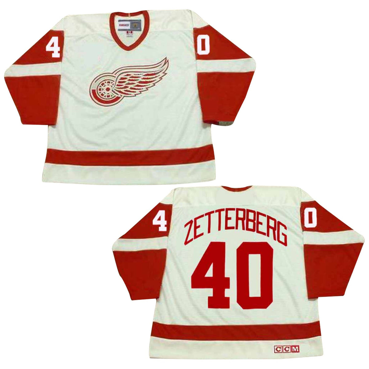 Henrik Zetterberg Detroit Red Wings 40 Jersey
