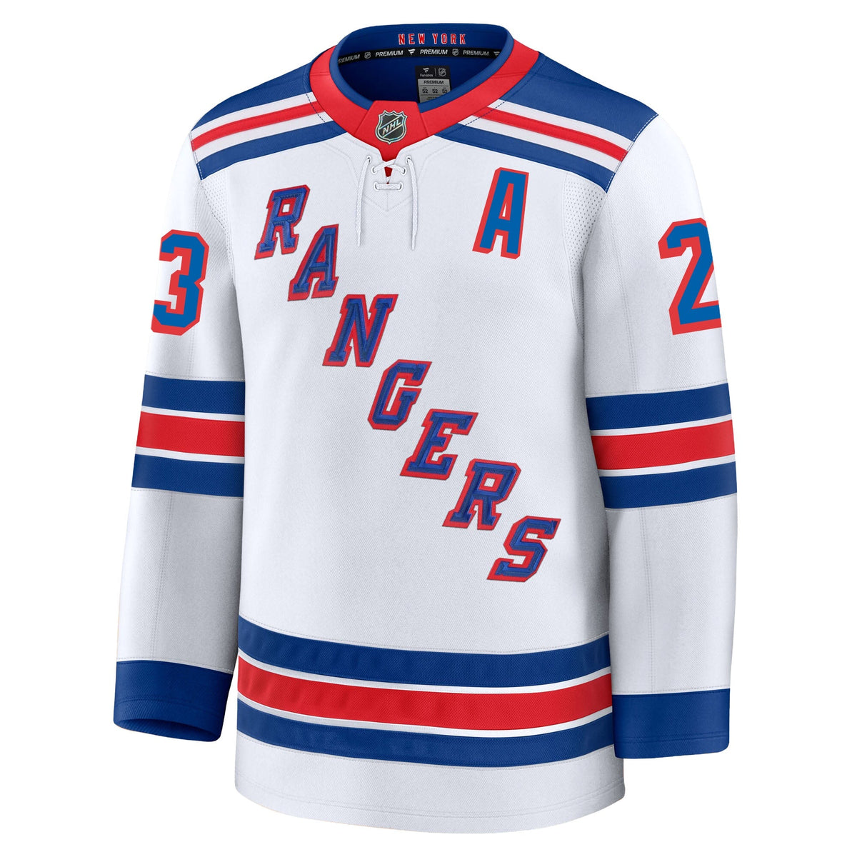 Adam Fox New York Rangers Fanatics Premium Away Jersey