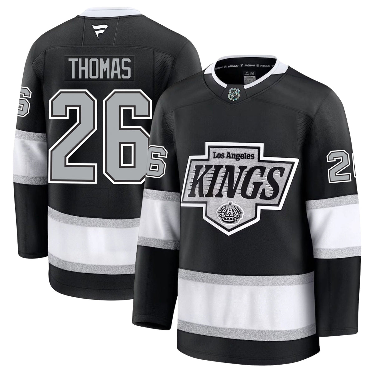 Akil Thomas Los Angeles Kings Fanatics Premium Home Jersey
