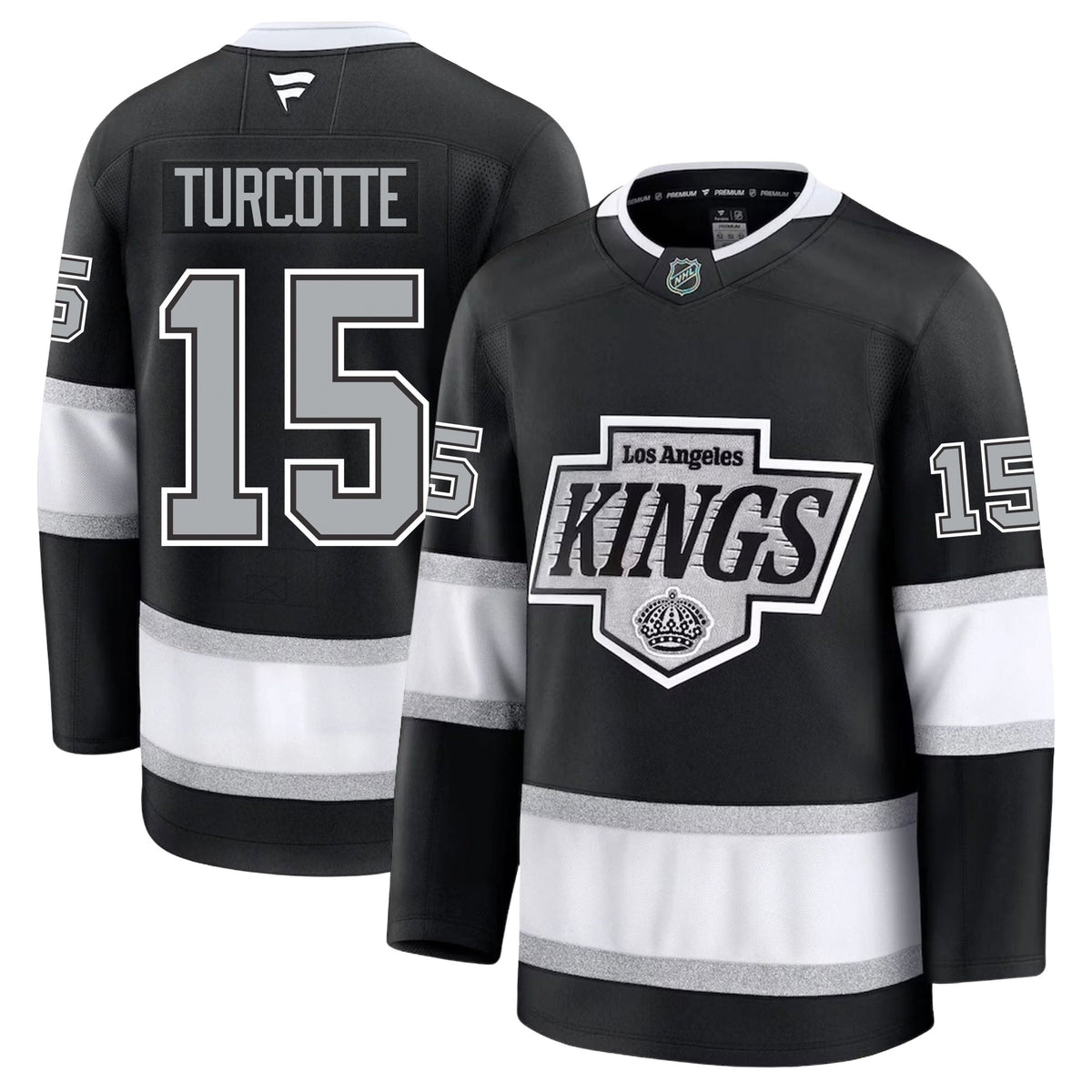 Alex Turcotte Los Angeles Kings Fanatics Premium Home Jersey