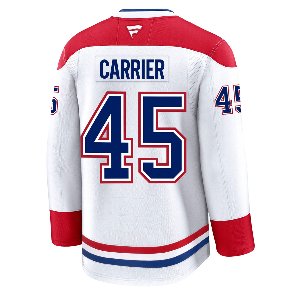 Alexandre Carrier Montreal Canadiens Fanatics Premium Away Jersey