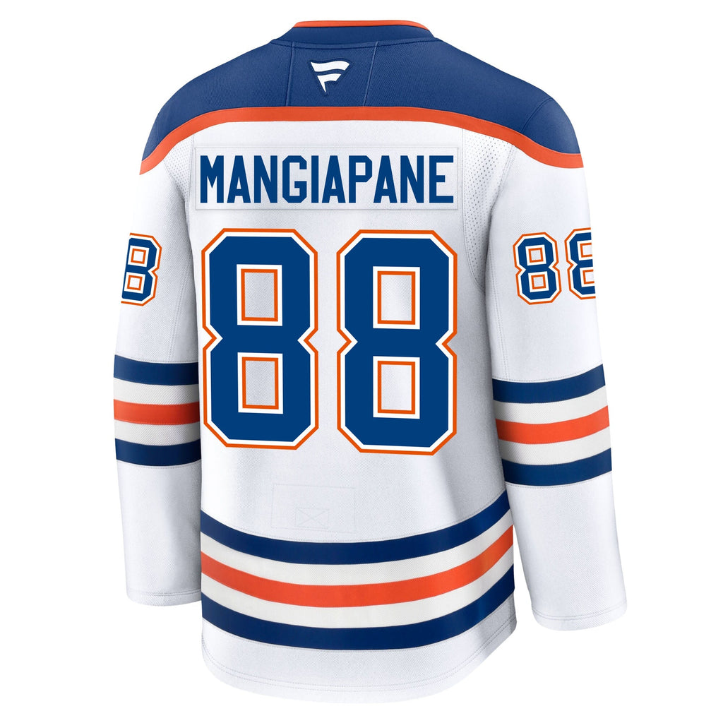 Andrew Mangiapane Edmonton Oilers Fanatics Premium Away Jersey