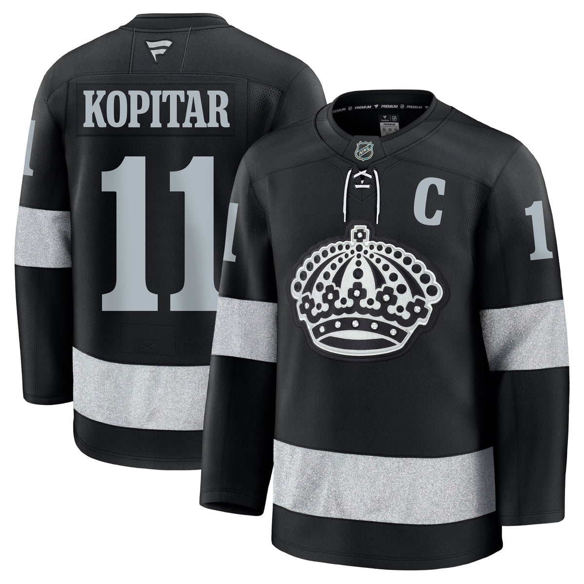 Anze Kopitar Los Angeles Kings Fanatics Alternate Premium Jersey