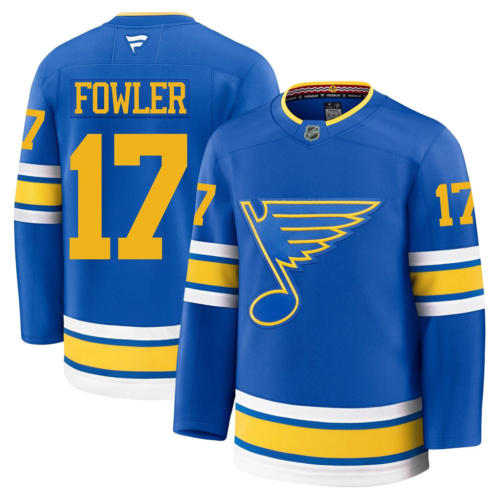 Cam Fowler St Louis Blues Fanatics Home Premium Jersey