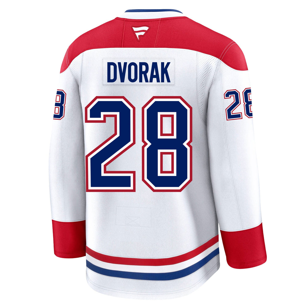 Christian Dvorak Montreal Canadiens Fanatics Premium Away Jersey