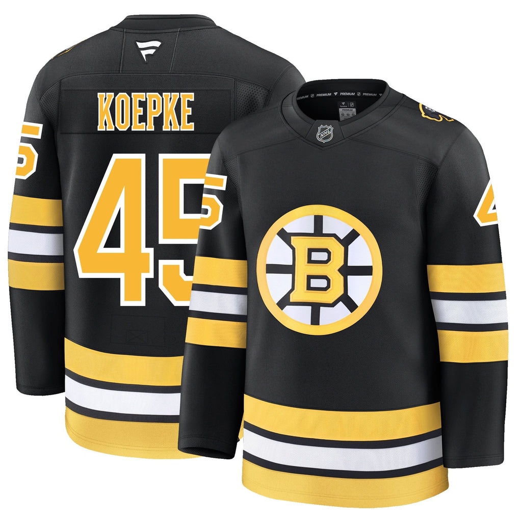 Cole Koepke Boston Bruins Fanatics Home Premium Jersey