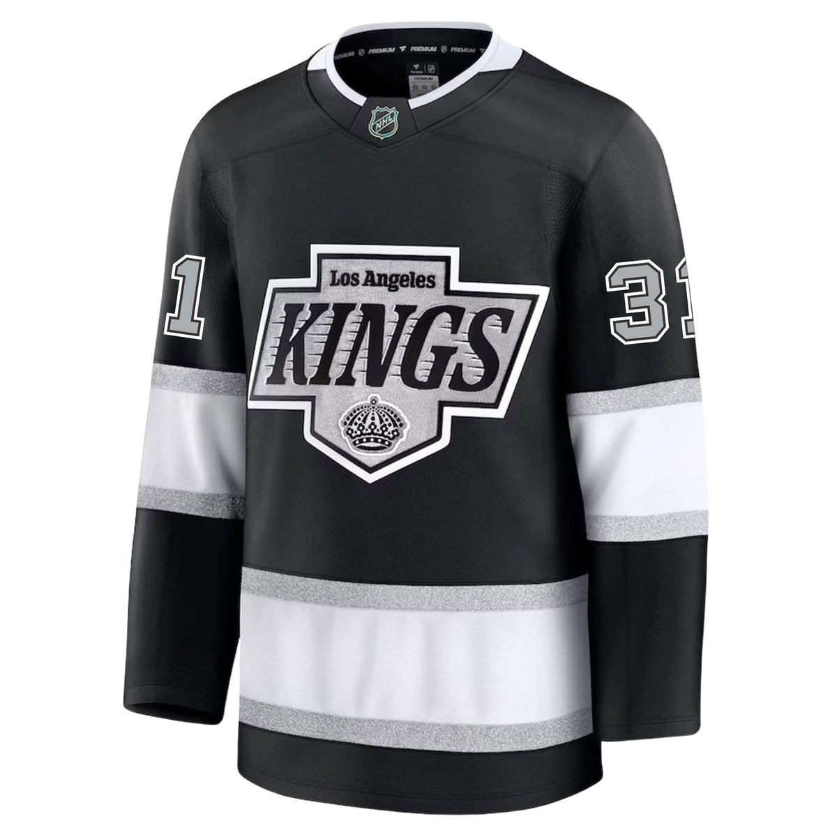 David Rittich Los Angeles Kings Fanatics Premium Home Jersey