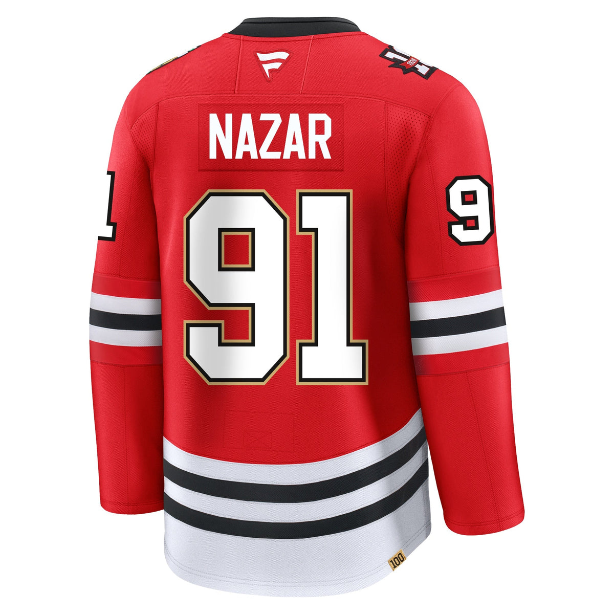 Frank Nazar Chicago Blackhawks Fanatics Centennial Premium Jersey