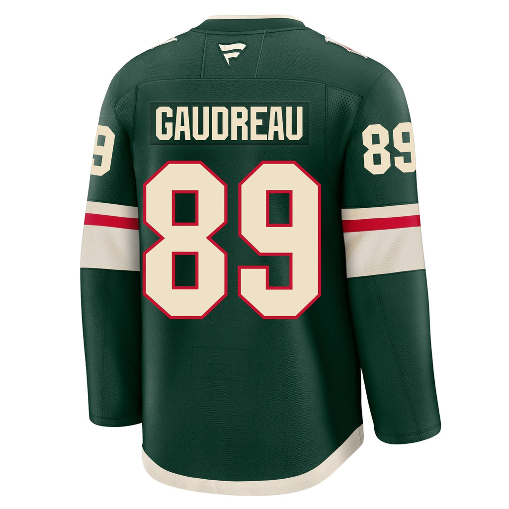 Frederick Gaudreau Minnesota Wild Fanatics Premium Home Jersey