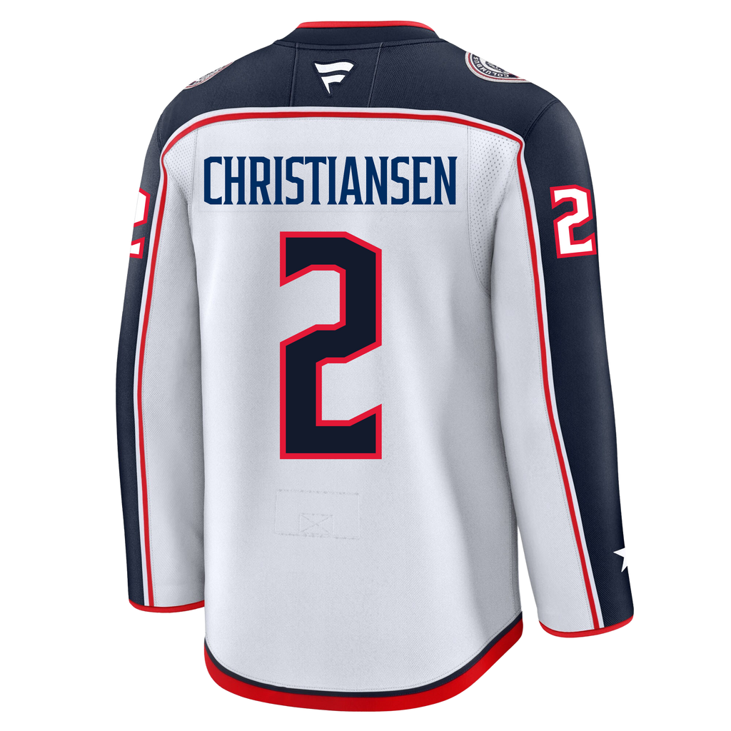 Jake Christiansen Columbus Blue Jackets Fanatics Premium Away Jersey