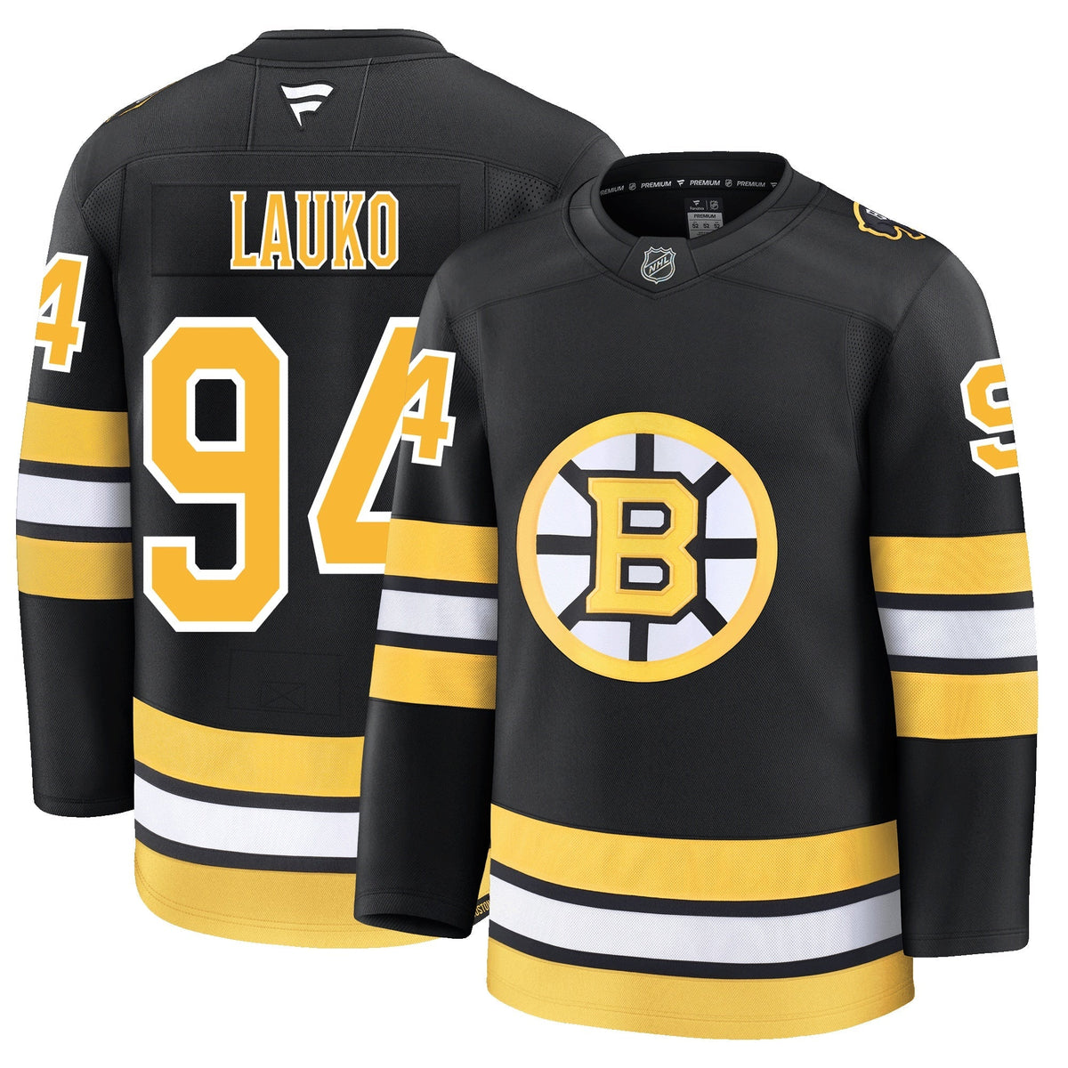 Jakub Lauko Boston Bruins Fanatics Home Premium Jersey