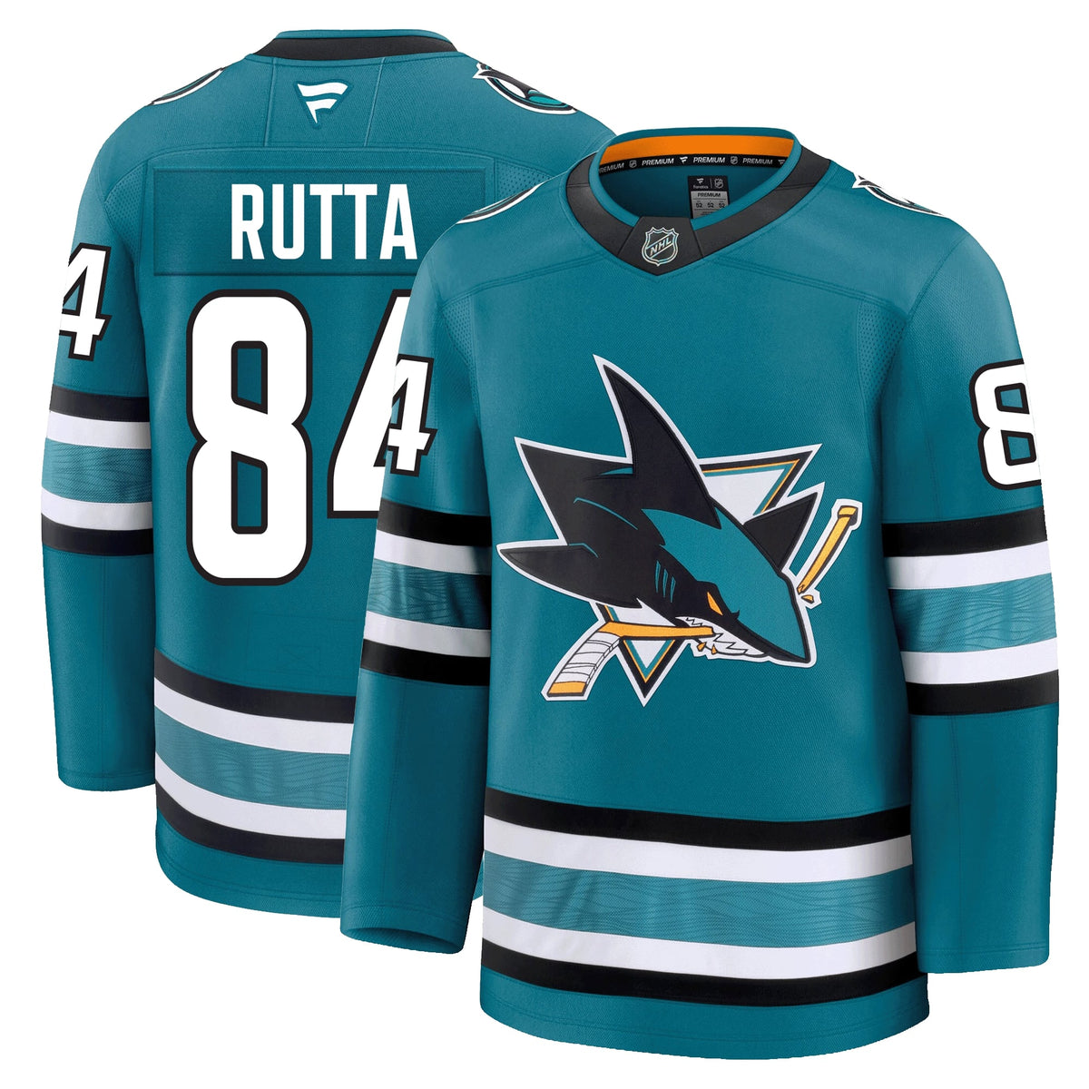 Jan Rutta San Jose Sharks Fanatics Premium Home Jersey