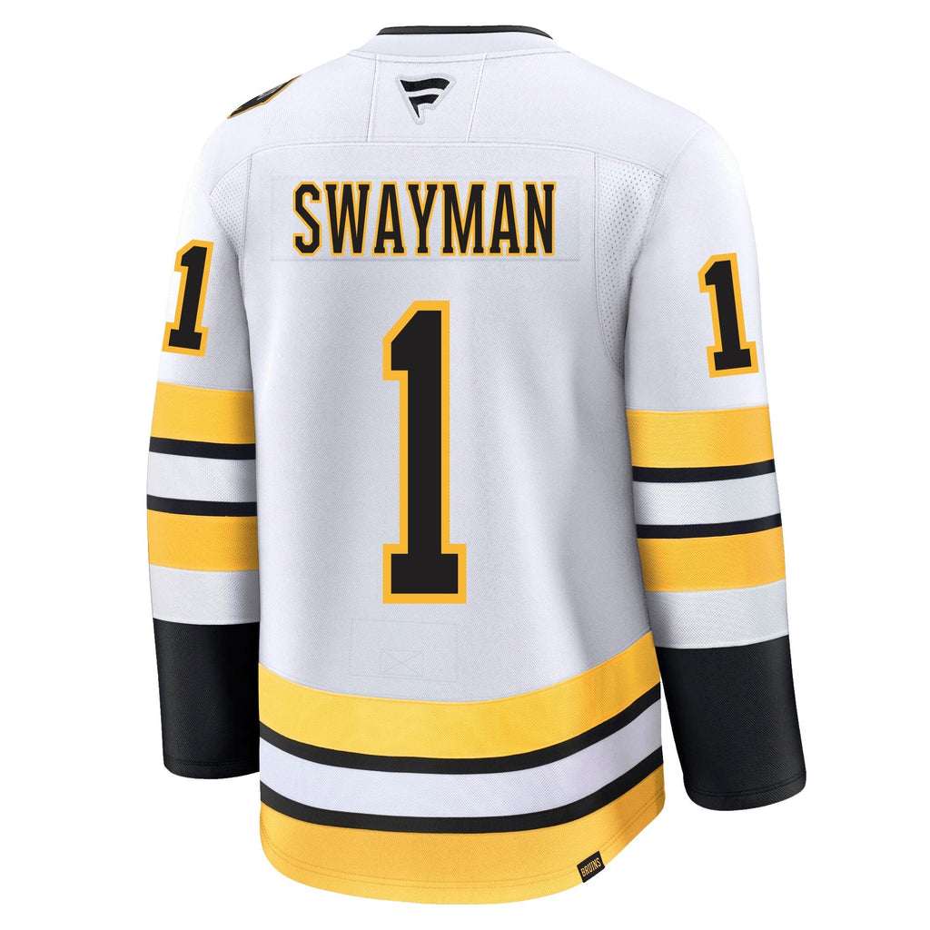 Jeremy Swayman Boston Bruins Fanatics Away Premium Jersey