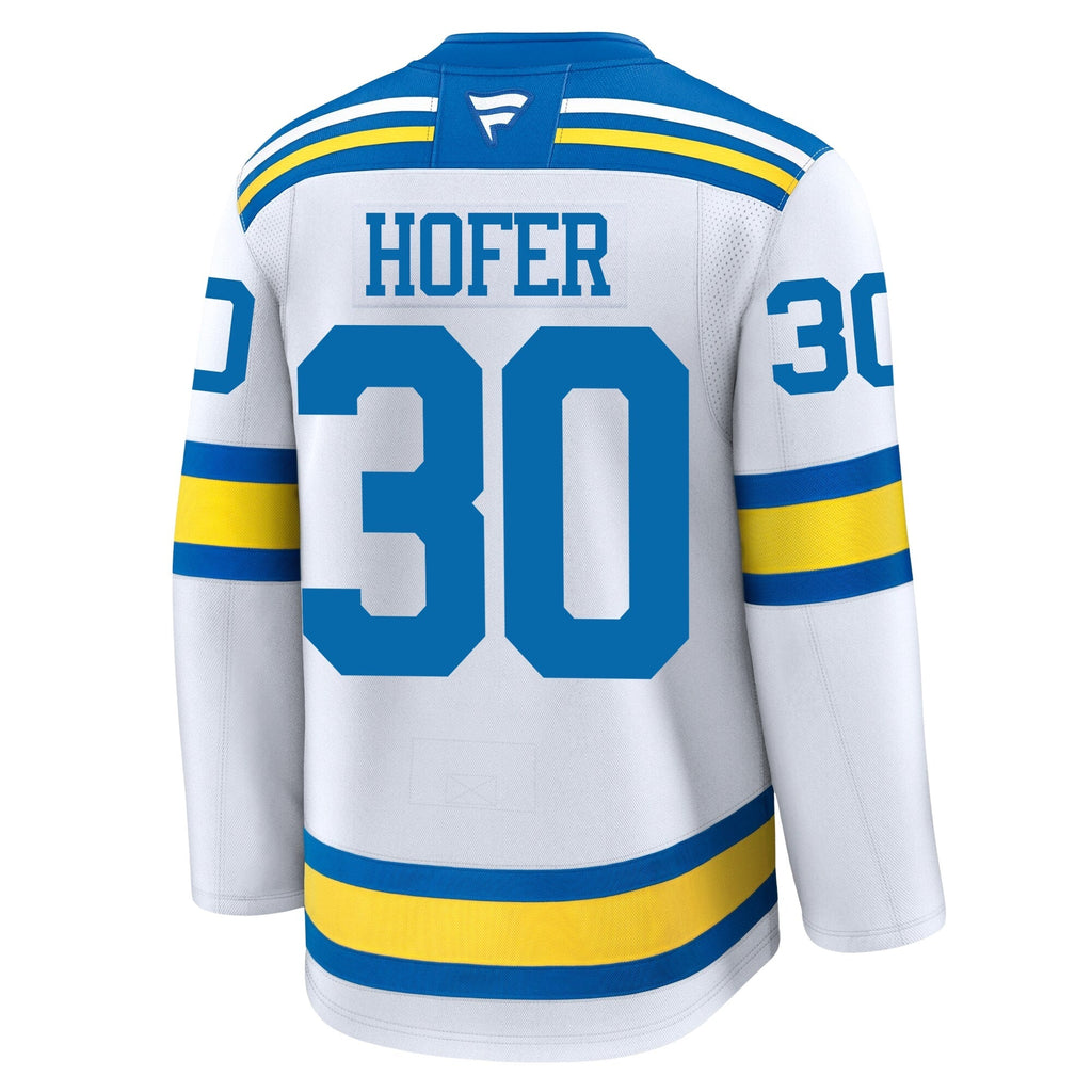 Joel Hofer St Louis Blues Fanatics Away Premium Jersey