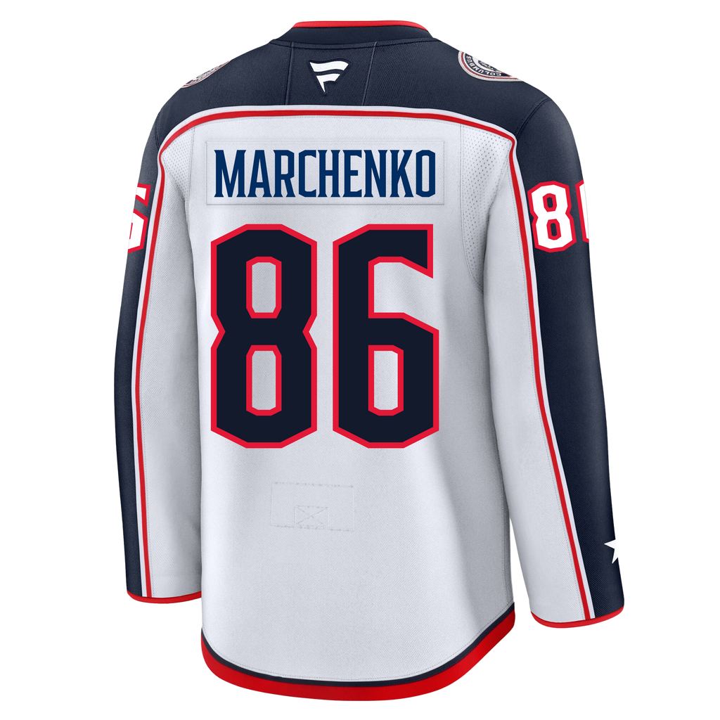 Kirill Marchenko Columbus Blue Jackets Fanatics Premium Away Jersey