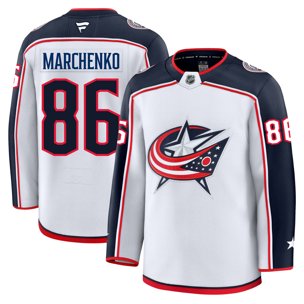 Kirill Marchenko Columbus Blue Jackets Fanatics Premium Away Jersey