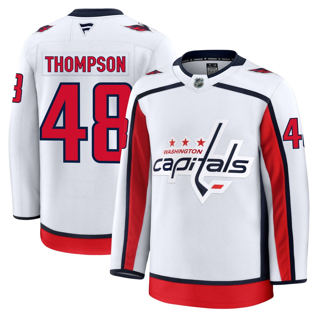 Logan Thompson Washington Capitals Fanatics Premium Away Jersey
