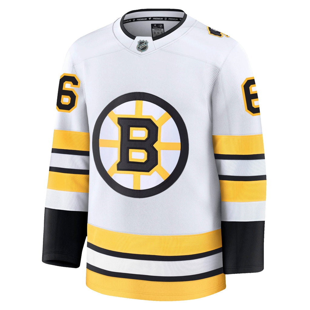 Mason Lohrei Boston Bruins Fanatics Away Premium Jersey