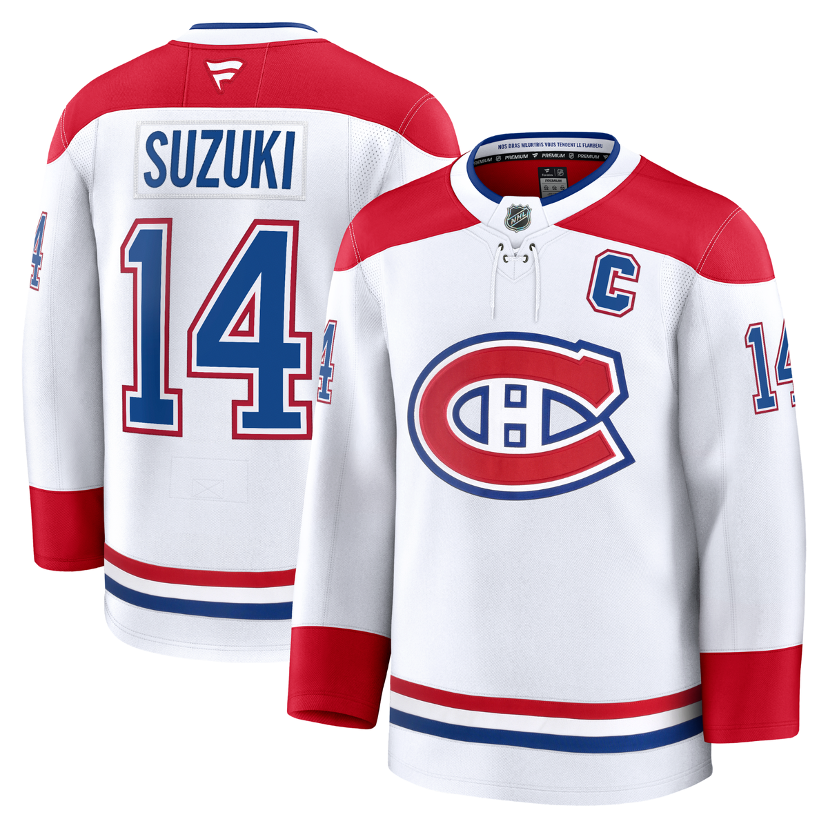 Nick Suzuki Montreal Canadiens Fanatics Premium Away Jersey