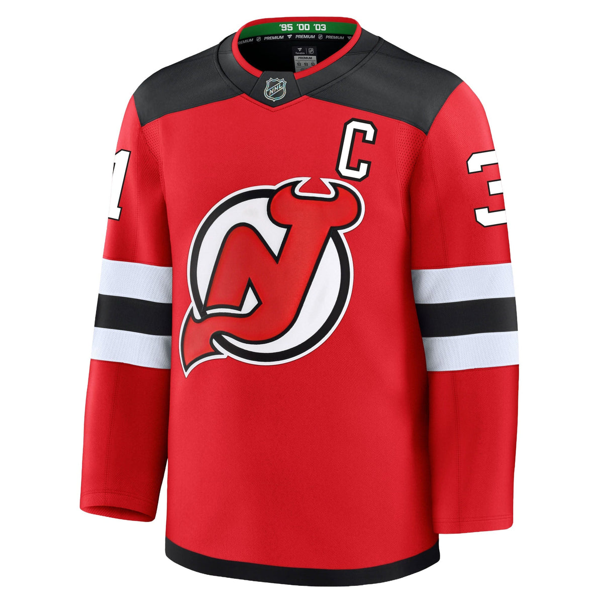 Nico Hischier New Jersey Devils Fanatics Premium Home Jersey