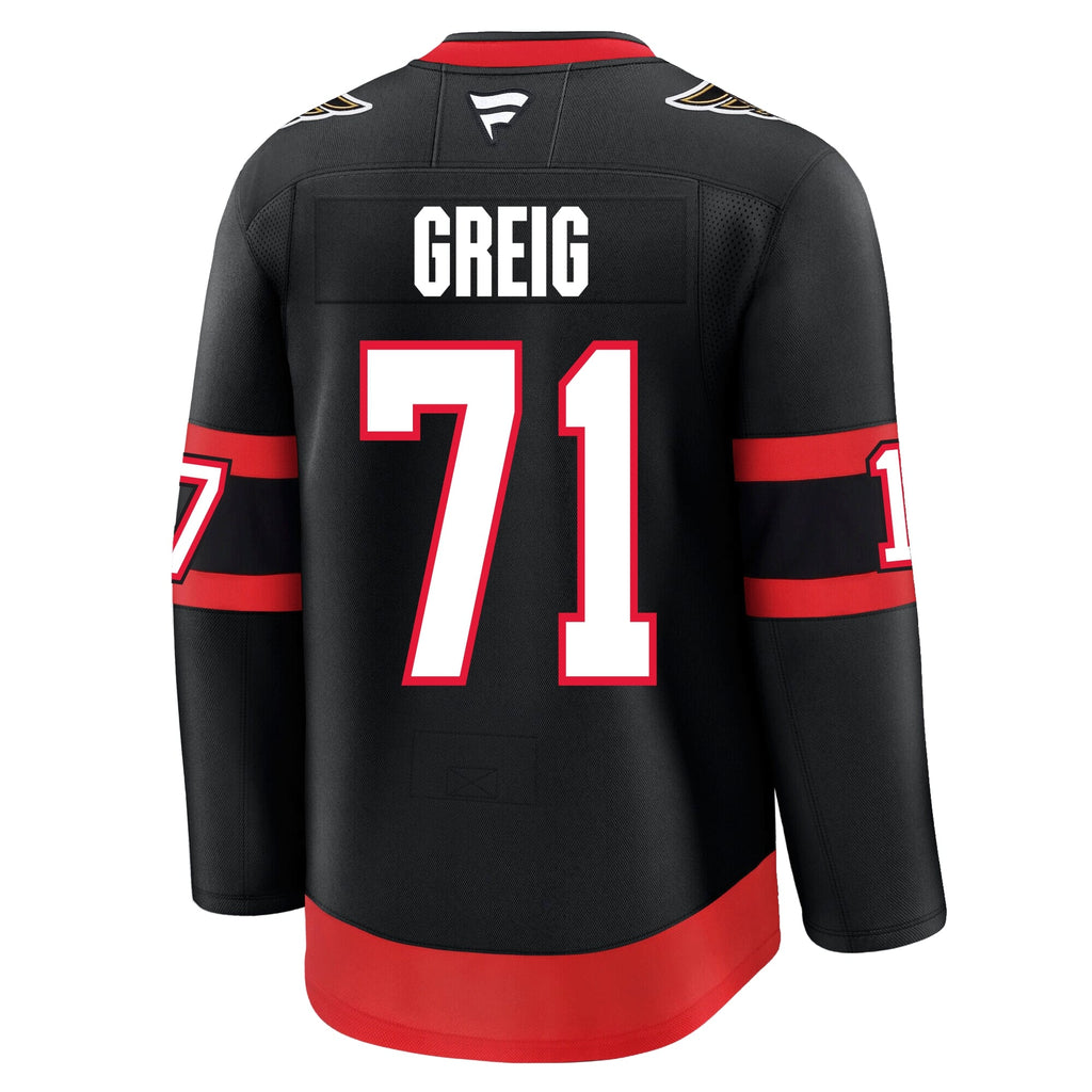 Ridly Greig Ottawa Senators Fanatics Premium Home Jersey