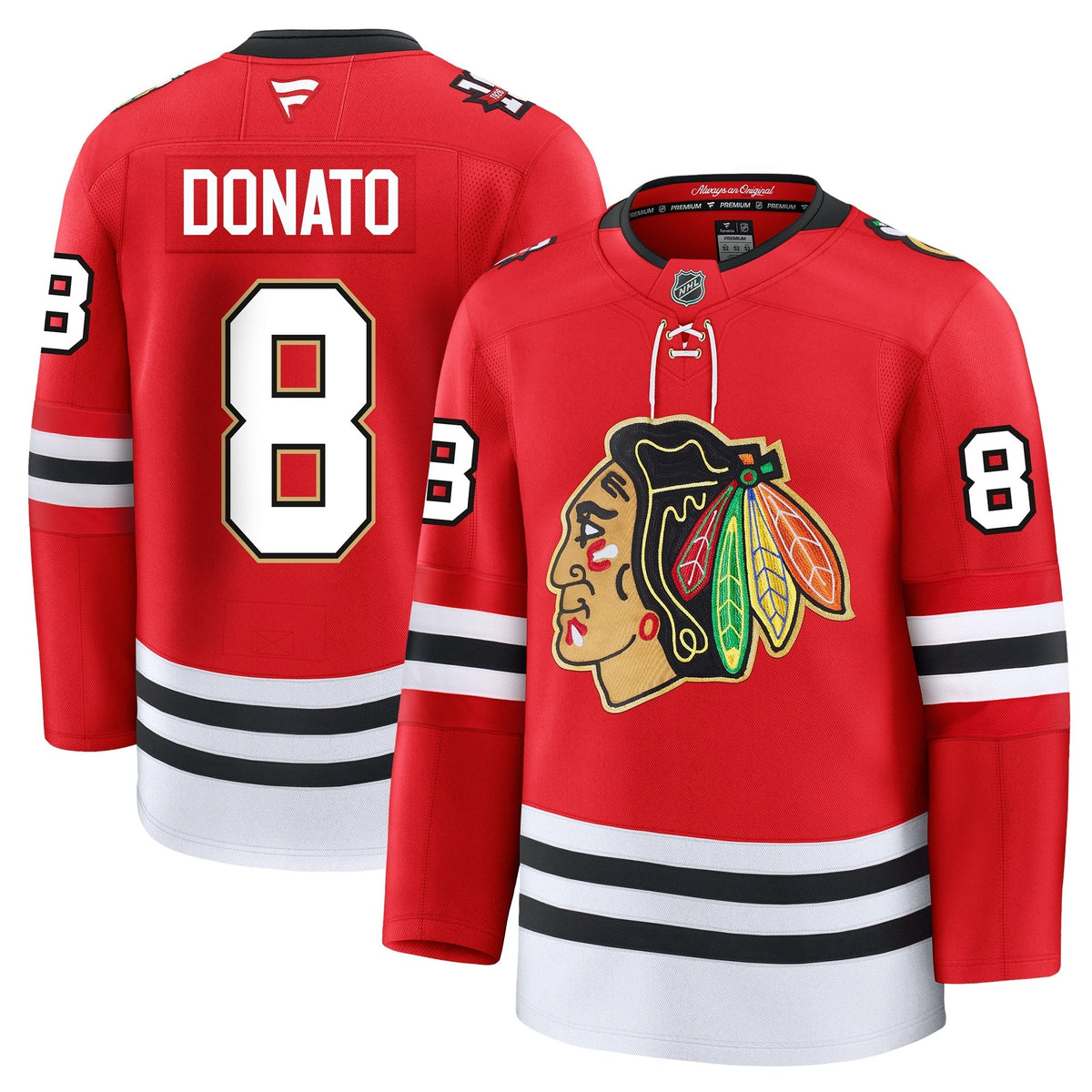 Ryan Donato Chicago Blackhawks Fanatics Centennial Premium Jersey