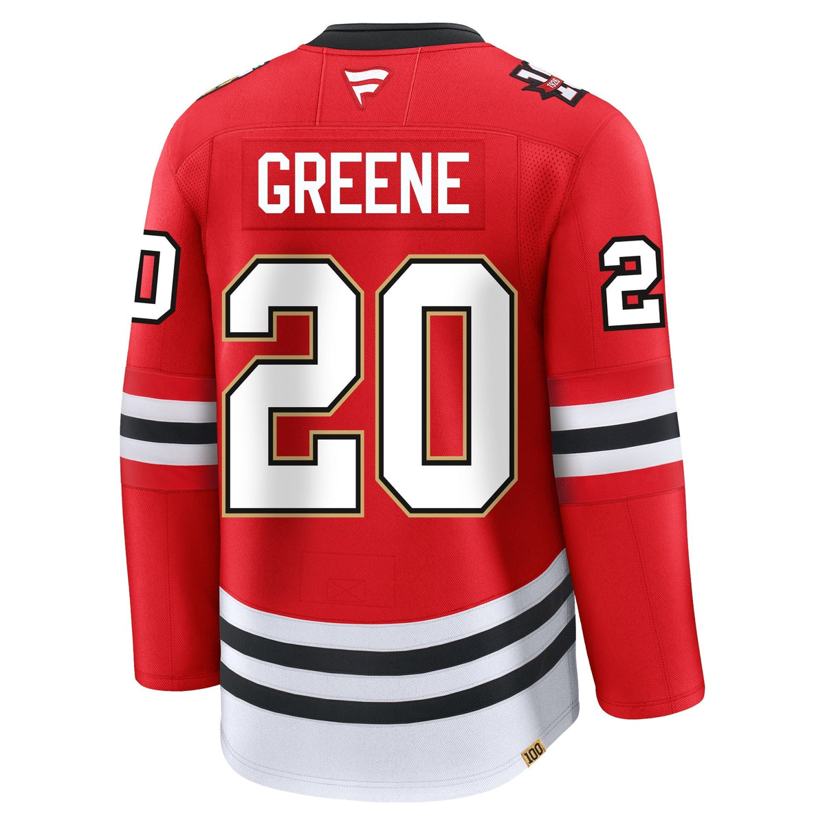 Ryan Greene Chicago Blackhawks Fanatics Centennial Premium Jersey