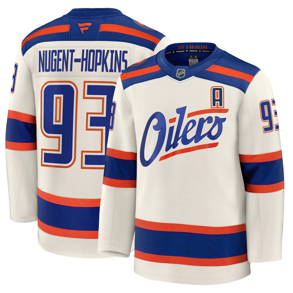 Ryan Nugent-Hopkins Edmonton Oilers Fanatics Alternate Premium Jersey