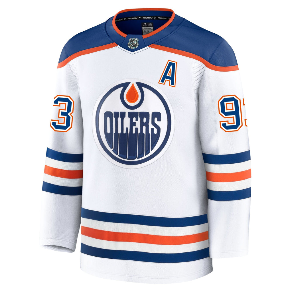 Ryan Nugent Hopkins Edmonton Oilers Fanatics Premium Away Jersey