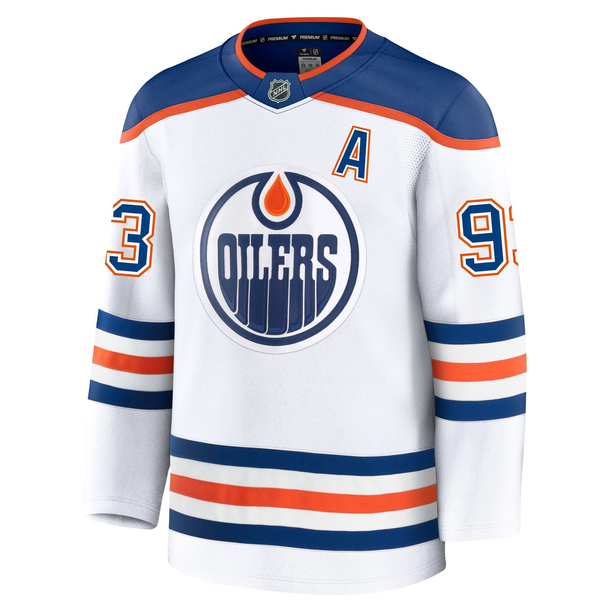 Ryan Nugent Hopkins Edmonton Oilers Fanatics Premium Away Jersey