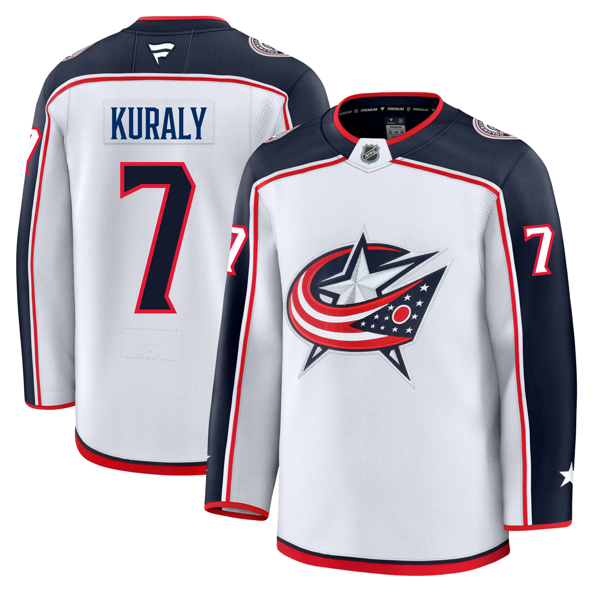 Sean Kuraly Columbus Blue Jackets Fanatics Premium Away Jersey