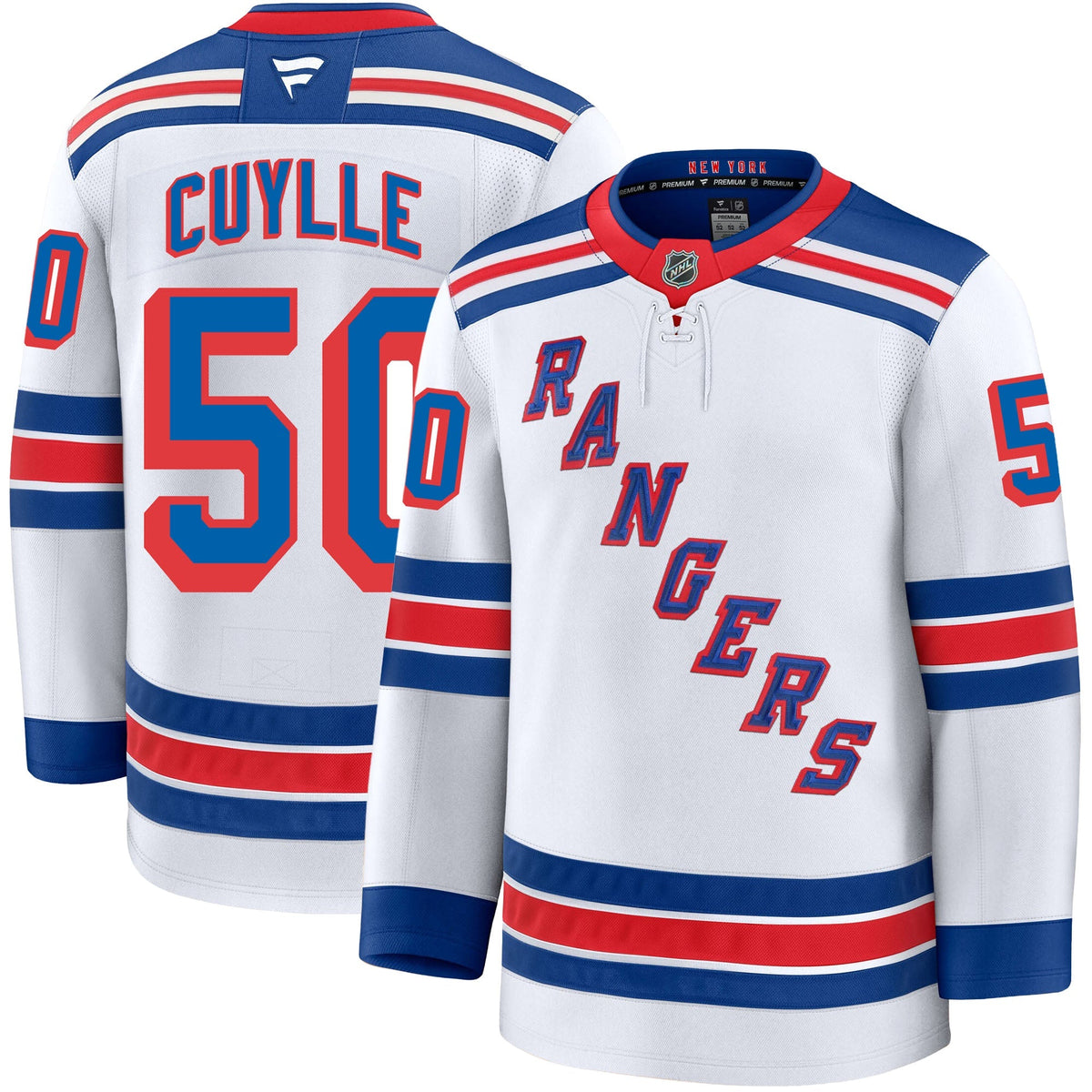 Will Cuylle New York Rangers Fanatics Premium Away Jersey