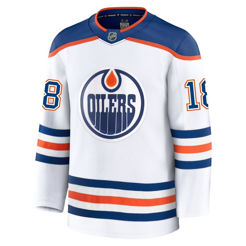 Zach Hyman Edmonton Oilers Fanatics Premium Away Jersey