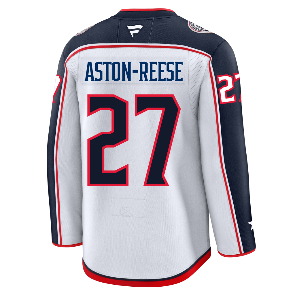 Zachary Aston Reese Columbus Blue Jackets Fanatics Premium Away Jersey