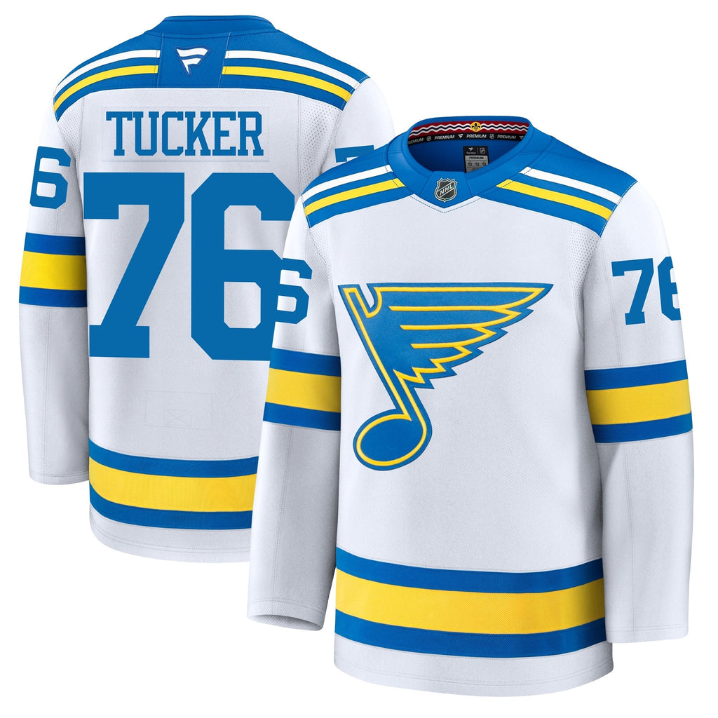 Zack Bolduc St Louis Blues Fanatics Away Premium Jersey